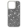 Custodia per smartphone con design a pois, iPhone® 16 Pro, color argento Custodia per smartphone con design a pois, iPhone® 16 Pro, color argento
