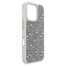 Custodia per smartphone con design a pois, iPhone® 16 Pro, color argento Custodia per smartphone con design a pois, iPhone® 16 Pro, color argento