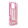 Custodia per smartphone con motivo a cristalli in rilievo, iPhone® 16 Pro, rosa Custodia per smartphone con motivo a cristalli in rilievo, iPhone® 16 Pro, rosa