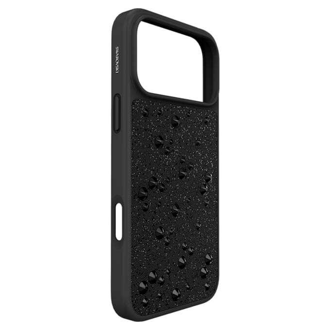 Custodia per smartphone High con cristalli sul retro piatto, iPhone® 17 Pro Max, nera Custodia per smartphone High con cristalli sul retro piatto, iPhone® 17 Pro Max, nera