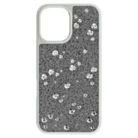Custodia per smartphone High con design a motivi sparsi, iPhone® 16, tono argento