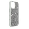 Custodia per smartphone High con design a motivi sparsi, iPhone® 16, tono argento Custodia per smartphone High con design a motivi sparsi, iPhone® 16, tono argento