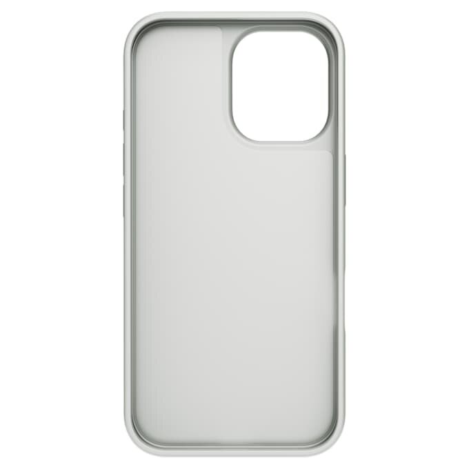 Custodia per smartphone High con design a motivi sparsi, iPhone® 16, tono argento Custodia per smartphone High con design a motivi sparsi, iPhone® 16, tono argento