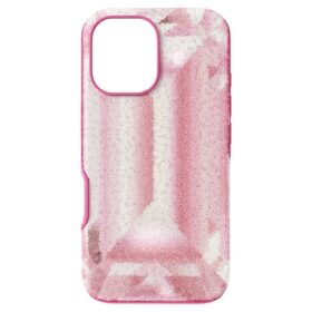Custodia per smartphone High con motivo a cristalli, iPhone® 16, rosa