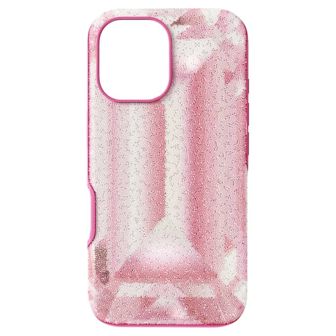 Custodia per smartphone High con motivo a cristalli, iPhone® 16, rosa Custodia per smartphone High con motivo a cristalli, iPhone® 16, rosa