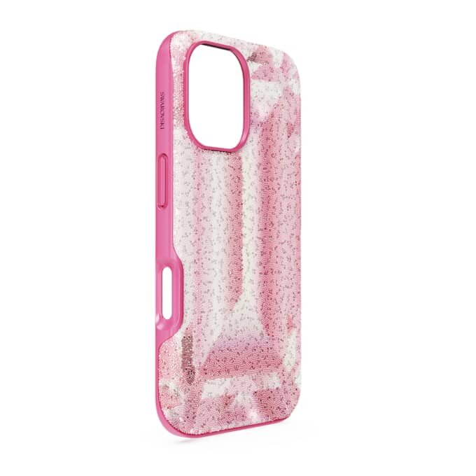 Custodia per smartphone High con motivo a cristalli, iPhone® 16, rosa Custodia per smartphone High con motivo a cristalli, iPhone® 16, rosa