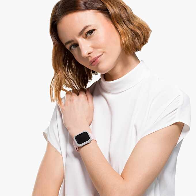 Custodia scintillante per Apple Watch® Serie 4 e 5, 40 mm, color argento Custodia scintillante per Apple Watch® Serie 4 e 5, 40 mm, color argento