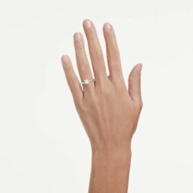 Diamanti sintetici Eternity, 1 carato in totale, forma rotonda, oro bianco 14K Diamanti sintetici Eternity, 1 carato in totale, forma rotonda, oro bianco 14K