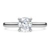 Diamanti sintetici Eternity, 1 carato in totale, forma rotonda, oro bianco 14K Diamanti sintetici Eternity, 1 carato in totale, forma rotonda, oro bianco 14K