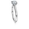 Diamanti sintetici Eternity, 1 carato in totale, forma rotonda, oro bianco 14K Diamanti sintetici Eternity, 1 carato in totale, forma rotonda, oro bianco 14K