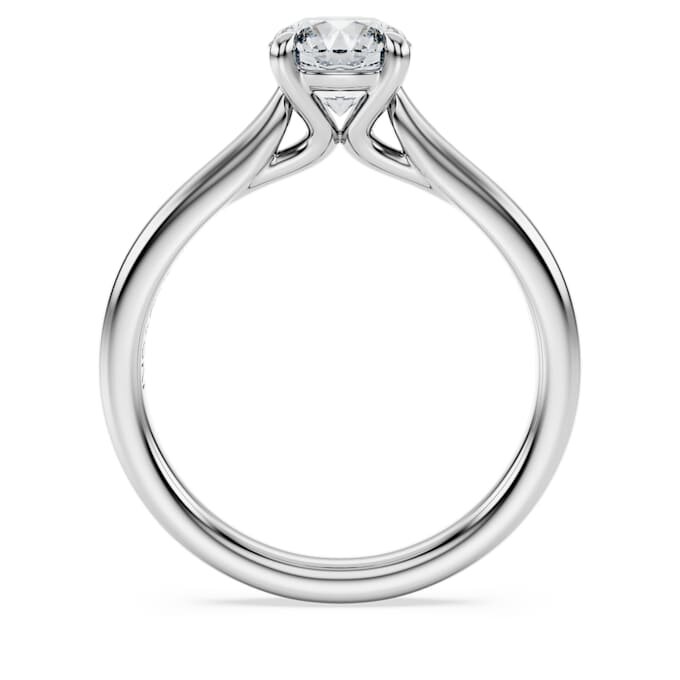 Diamanti sintetici Eternity, 1 carato in totale, forma rotonda, oro bianco 14K Diamanti sintetici Eternity, 1 carato in totale, forma rotonda, oro bianco 14K