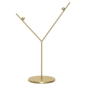 Espositore per decorazioni in finitura oro
