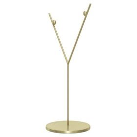 Espositore per decorazioni in finitura oro