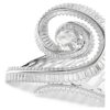 Fermaglio per capelli Ariana Grande X Swarovski con taglio a baguette, bianco, placcato in rodio Fermaglio per capelli Ariana Grande X Swarovski con taglio a baguette, bianco, placcato in rodio