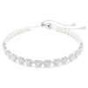 Girocollo Ariana Grande X Swarovski con tagli misti, perla di cristallo, cuore, bianco, placcato in rodio Girocollo Ariana Grande X Swarovski con tagli misti, perla di cristallo, cuore, bianco, placcato in rodio