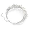 Girocollo Constella con perla di cristallo, taglio rotondo, bianco, placcato in rodio Girocollo Constella con perla di cristallo, taglio rotondo, bianco, placcato in rodio