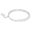 Girocollo Millenia con taglio ottagonale, bianco, placcato in rodio Girocollo Millenia con taglio ottagonale, bianco, placcato in rodio