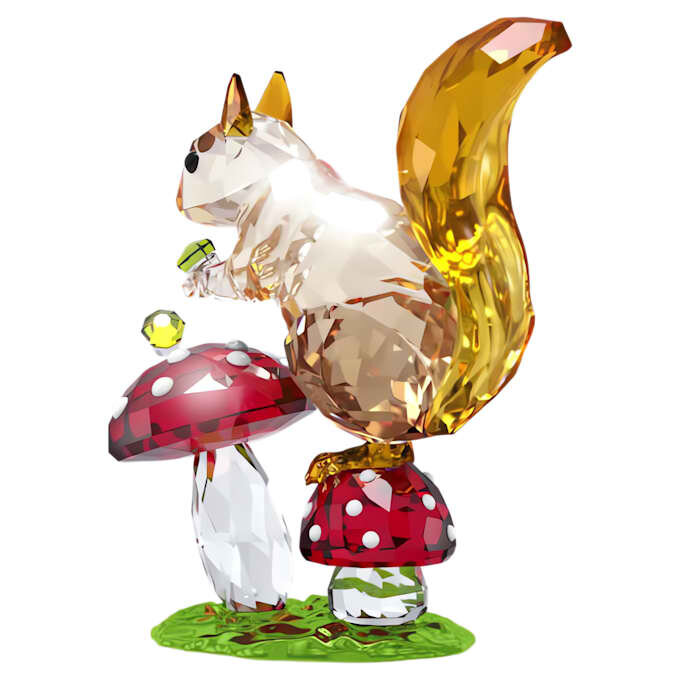Idyllia: Scoiattolo e funghi Idyllia: Scoiattolo e funghi