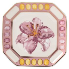Idyllia Vide Poche in porcellana, motivo Crystal Print, giglio, multicolore