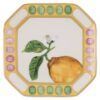 Idyllia Vide Poche in porcellana, motivo Crystal Print, limone, giallo