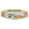 Idyllia Vide Poche in porcellana, motivo Crystal Print, limone, giallo