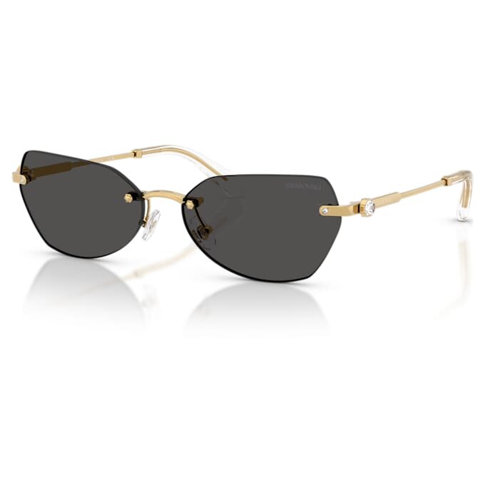Occhiali da sole a forma di cuscino, Sk7038, color oro Occhiali da sole a forma di cuscino, Sk7038, color oro