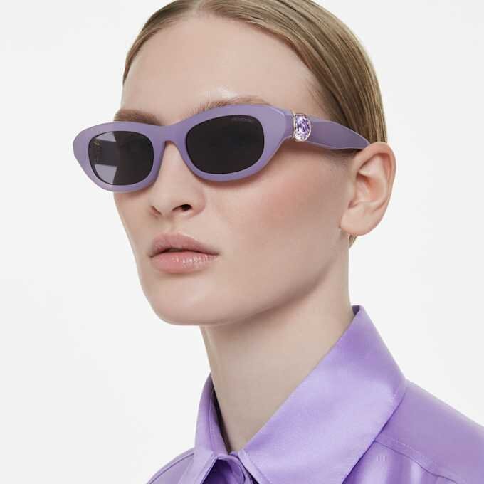 Occhiali da sole a forma di cuscino, viola Occhiali da sole a forma di cuscino, viola
