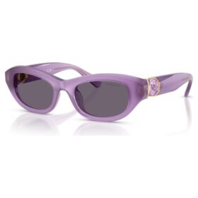 Occhiali da sole a forma di cuscino, viola