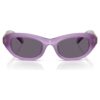 Occhiali da sole a forma di cuscino, viola Occhiali da sole a forma di cuscino, viola
