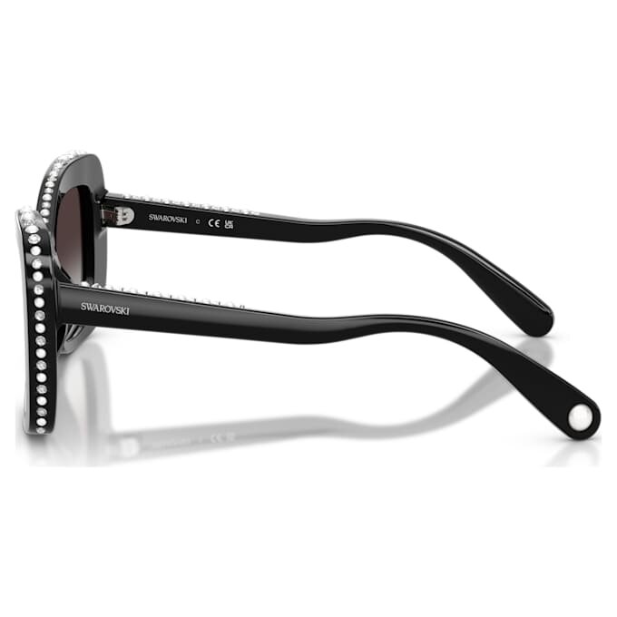 Occhiali da sole a forma di farfalla, Sk6062U, neri Occhiali da sole a forma di farfalla, Sk6062U, neri