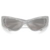 Occhiali da sole a forma di maschera, Sk6027, color argento