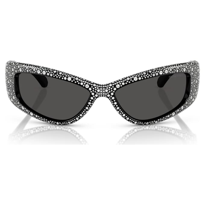 Occhiali da sole a forma di maschera, SK6027, nero Occhiali da sole a forma di maschera, SK6027, nero