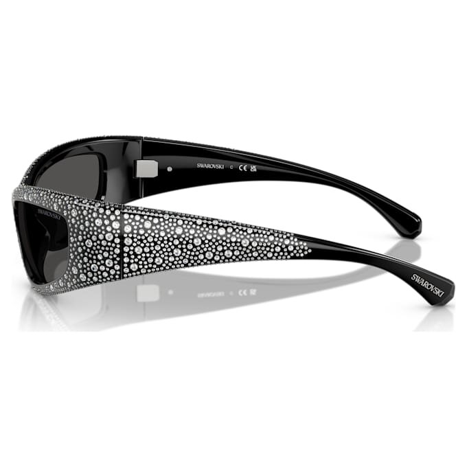 Occhiali da sole a forma di maschera, SK6027, nero Occhiali da sole a forma di maschera, SK6027, nero
