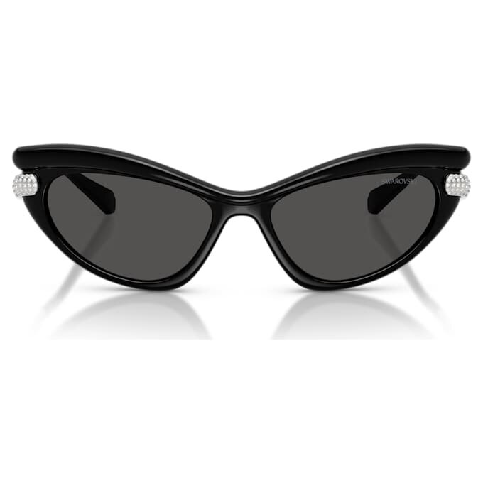 Occhiali da sole a forma di occhio di gatto, Sk6038, neri Occhiali da sole a forma di occhio di gatto, Sk6038, neri