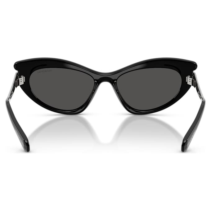 Occhiali da sole a forma di occhio di gatto, Sk6038, neri Occhiali da sole a forma di occhio di gatto, Sk6038, neri