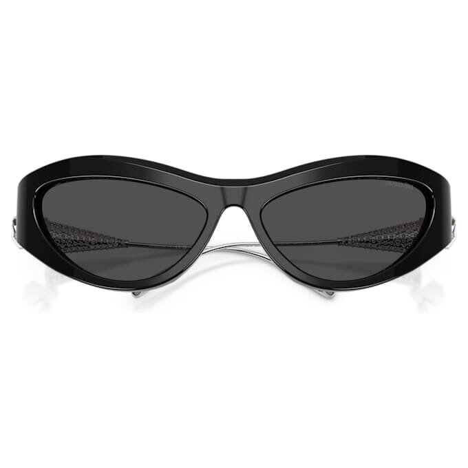 Occhiali da sole a forma di occhio di gatto, SK6046, neri Occhiali da sole a forma di occhio di gatto, SK6046, neri
