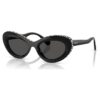 Occhiali da sole a forma di occhio di gatto, Sk6061U, neri Occhiali da sole a forma di occhio di gatto, Sk6061U, neri