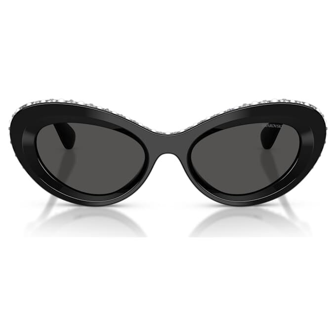 Occhiali da sole a forma di occhio di gatto, Sk6061U, neri Occhiali da sole a forma di occhio di gatto, Sk6061U, neri