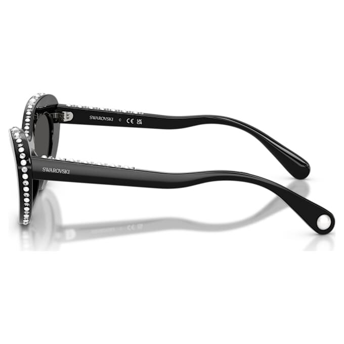 Occhiali da sole a forma di occhio di gatto, Sk6061U, neri Occhiali da sole a forma di occhio di gatto, Sk6061U, neri
