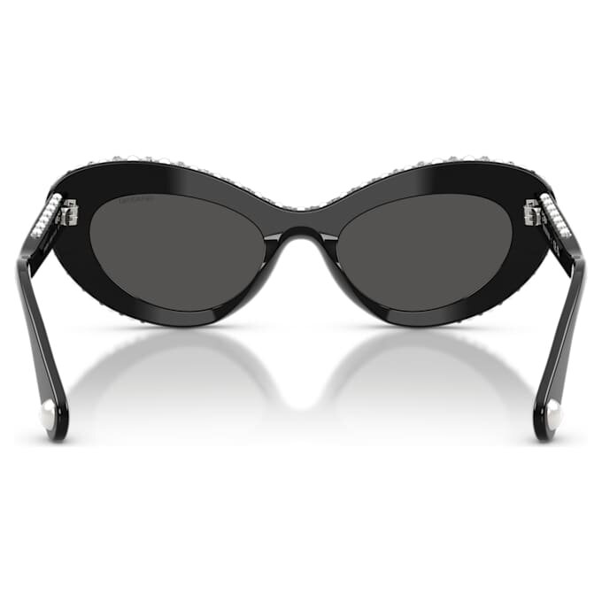 Occhiali da sole a forma di occhio di gatto, Sk6061U, neri Occhiali da sole a forma di occhio di gatto, Sk6061U, neri