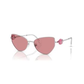 Occhiali da sole a forma di occhio di gatto, Sk7003, rosa