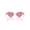 Occhiali da sole a forma di occhio di gatto, Sk7003, rosa