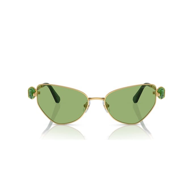 Occhiali da sole a forma di occhio di gatto, Sk7003, verdi Occhiali da sole a forma di occhio di gatto, Sk7003, verdi