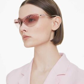 Occhiali da sole a maschera, rosa