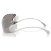Occhiali da sole a maschera, Swan, Sk7020, tono argento