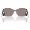 Occhiali da sole a maschera, Swan, Sk7020, tono argento