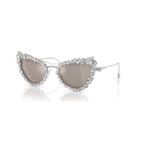 Occhiali da sole con clip 2 in 1, modello di tendenza, forma a occhio di gatto, Sk7011, bianco