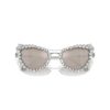 Occhiali da sole con clip 2 in 1, modello di tendenza, forma a occhio di gatto, Sk7011, bianco Occhiali da sole con clip 2 in 1, modello di tendenza, forma a occhio di gatto, Sk7011, bianco