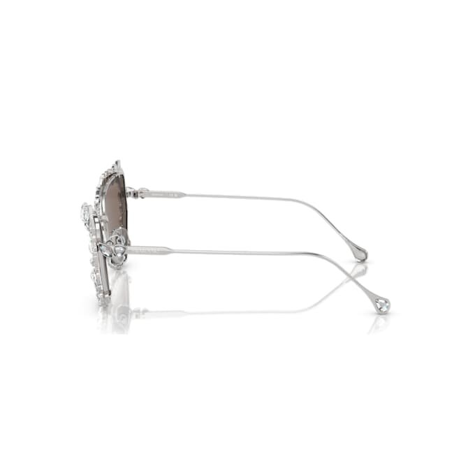 Occhiali da sole con clip 2 in 1, modello di tendenza, forma a occhio di gatto, Sk7011, bianco Occhiali da sole con clip 2 in 1, modello di tendenza, forma a occhio di gatto, Sk7011, bianco