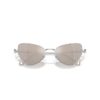 Occhiali da sole con clip 2 in 1, modello di tendenza, forma a occhio di gatto, Sk7011, bianco Occhiali da sole con clip 2 in 1, modello di tendenza, forma a occhio di gatto, Sk7011, bianco